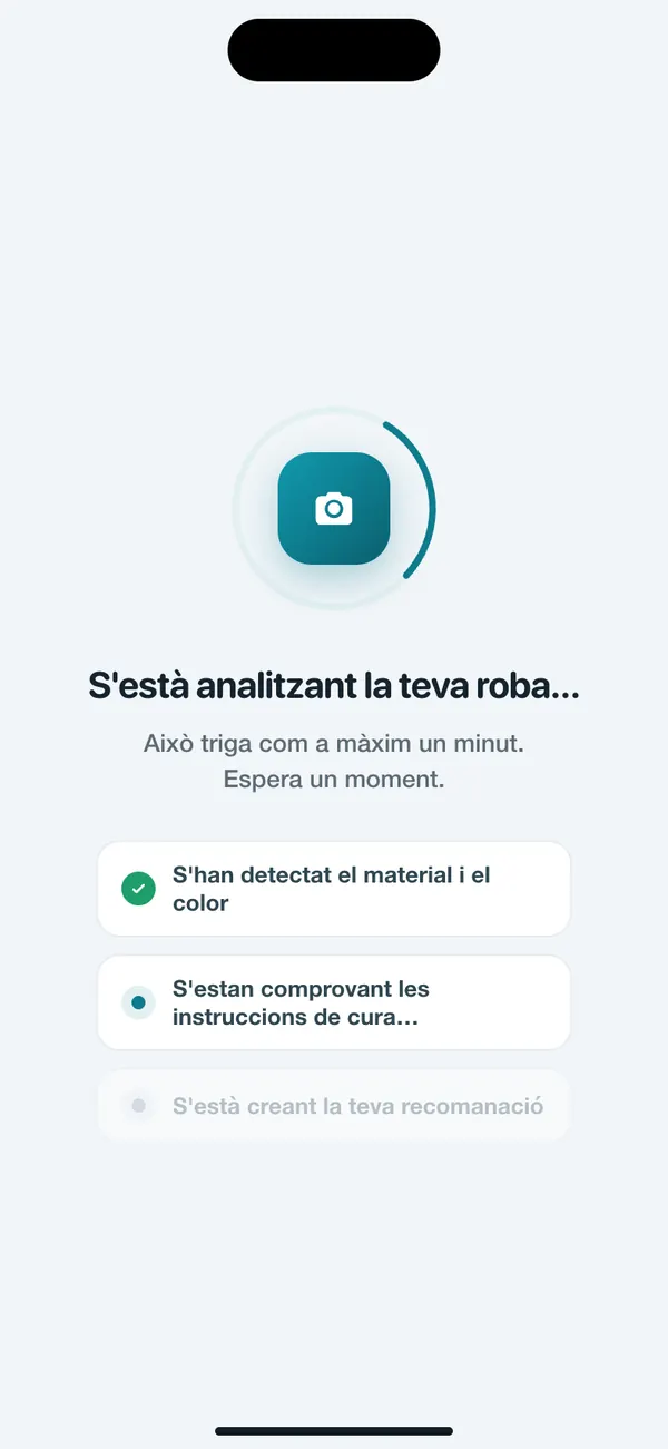 WashGuard detecta el teixit i el color de la roba