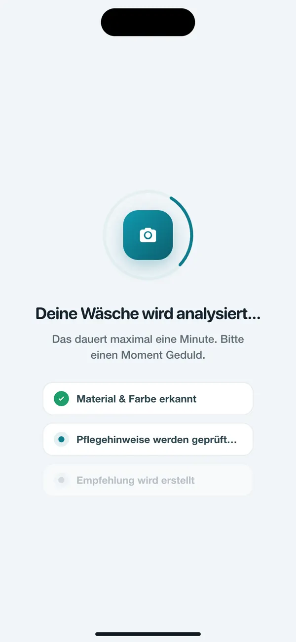 WashGuard erkennt Material und Farbe der Wäsche