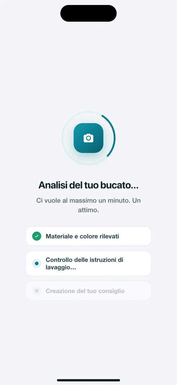 WashGuard riconosce tessuto e colore del bucato