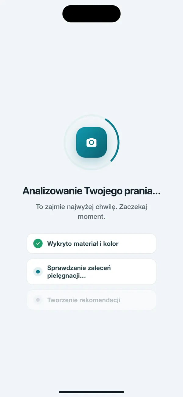 WashGuard rozpoznaje materiał i kolor prania